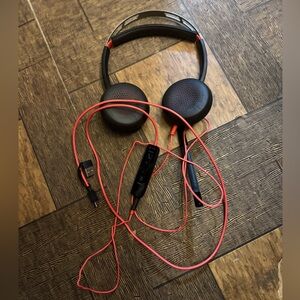 Poly Blackwire 5220 Headphones Sony WF-XB700 Nike Dunk Jordan Retro Adidas Samba